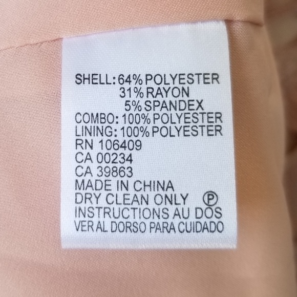 TAHARI blush pink dress sz 8 NWT - Picture 7 of 8